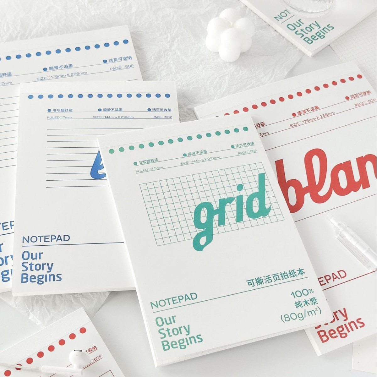 Tear-Off Notepad Writing Pad | Custom Notebook - SnowInk Printing ...
