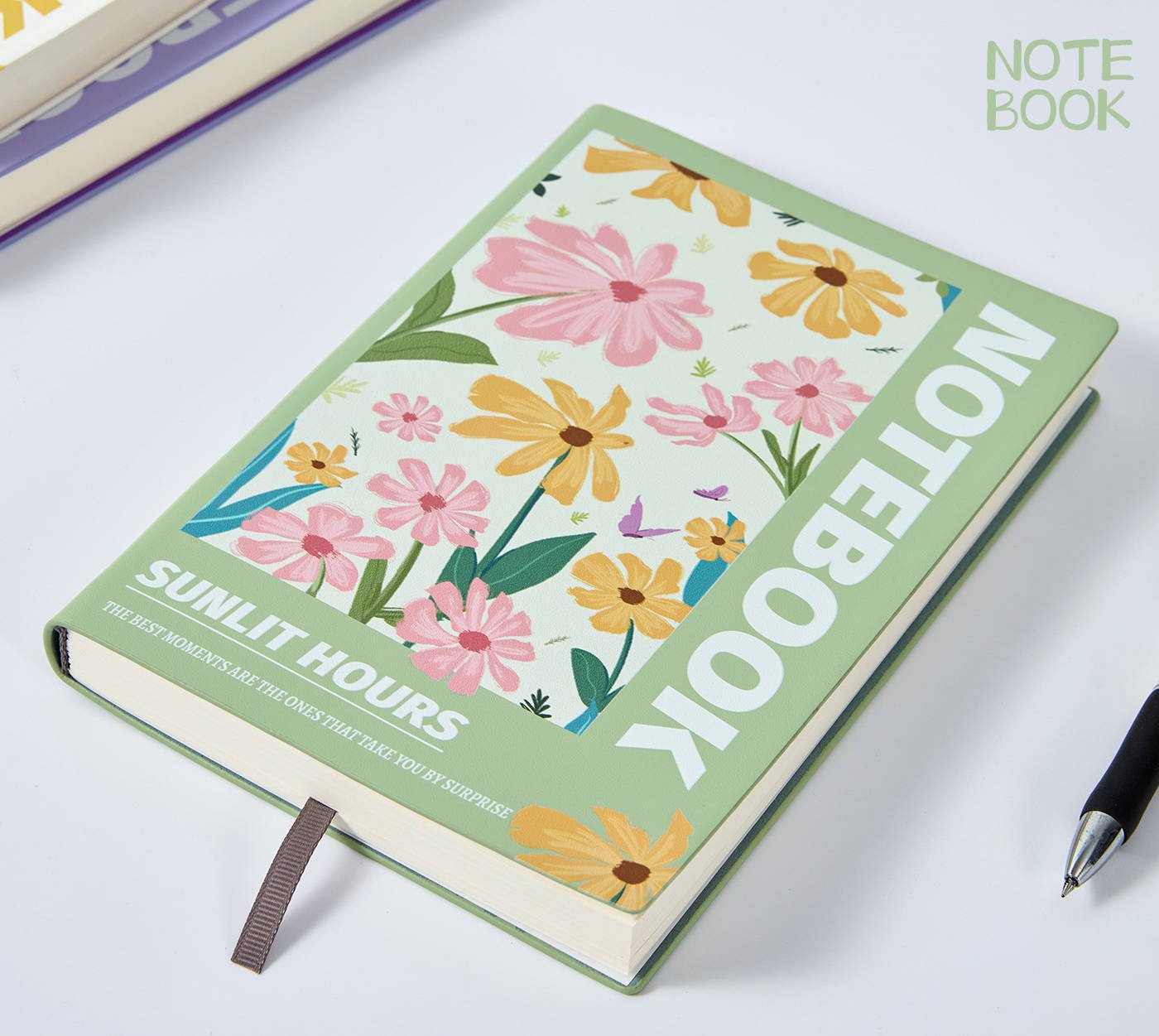 Patterned Notebook Paper Floral Pattern Heavyweight Paper Notebook | Custom Notebook - SnowInk ...