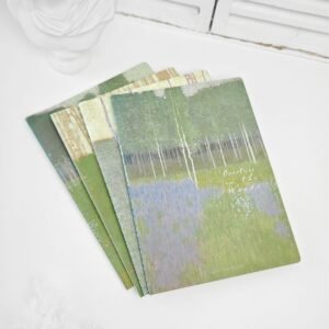 forest overture thread sewn notebook