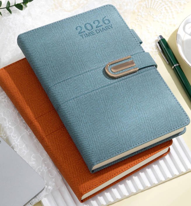 2026 textured daily planner notebook