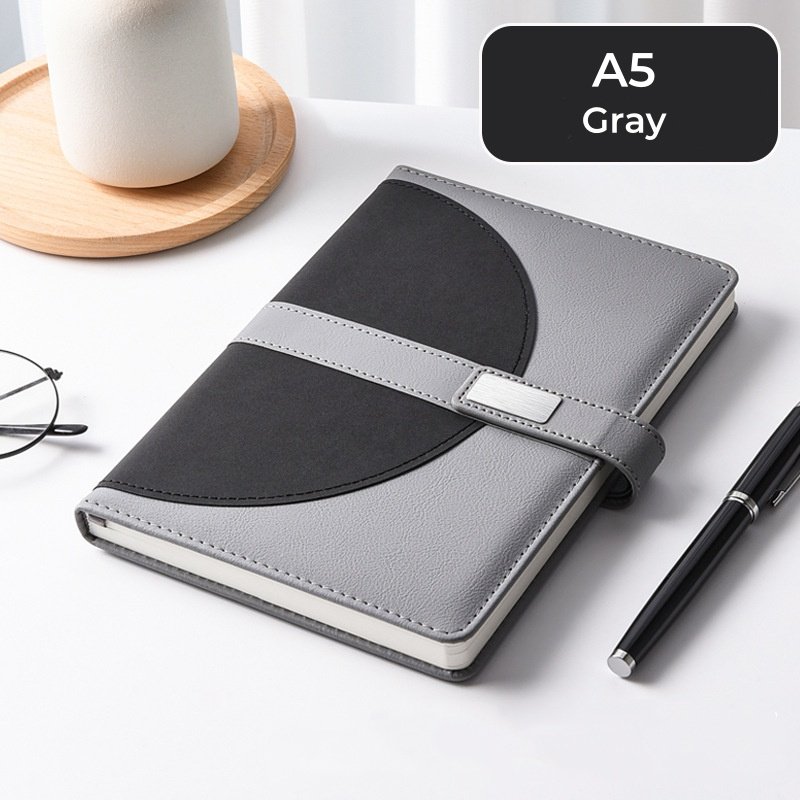Contrast Panels Magnetic Snap Business Notebook | Custom Notebook ...