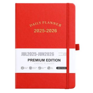 2026 a5 planner with elastic closure band