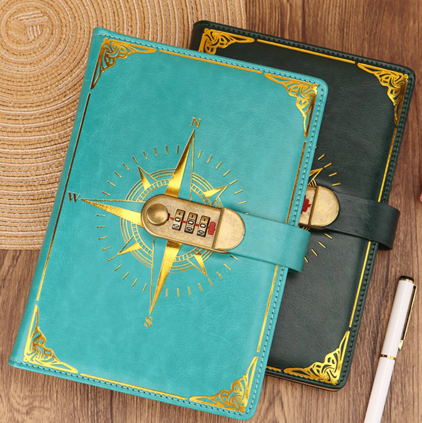 vintage compass pattern password journal vintage compass pattern password journal