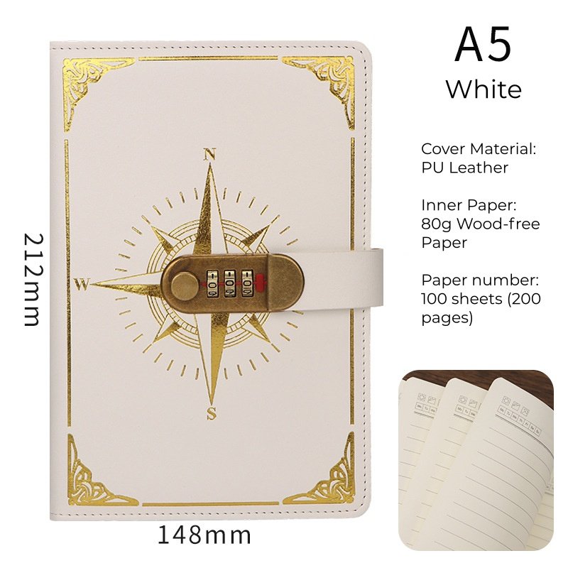 vintage compass pattern password journal vintage compass pattern password journal