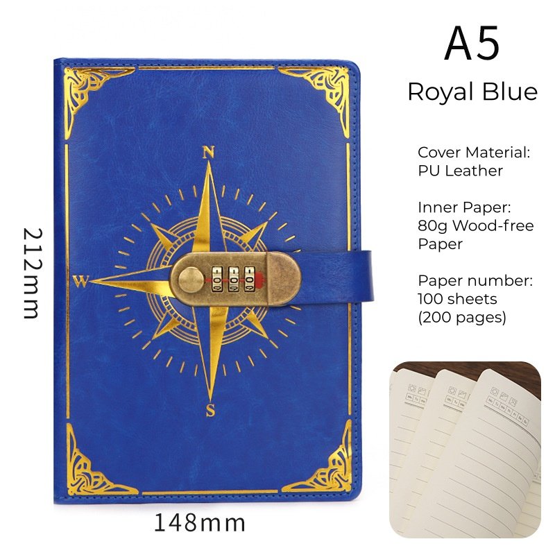 vintage compass pattern password journal vintage compass pattern password journal