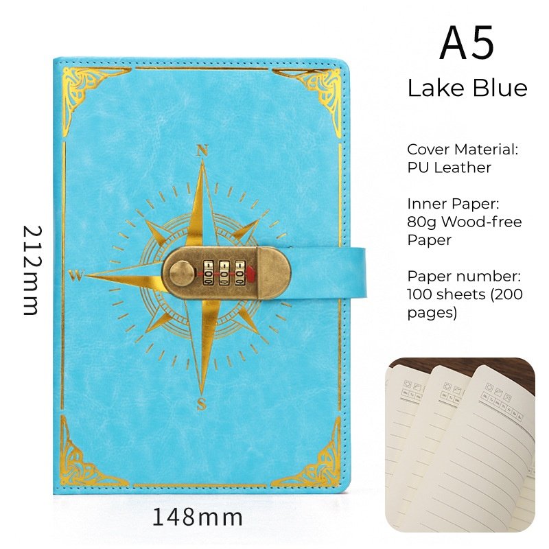 vintage compass pattern password journal vintage compass pattern password journal