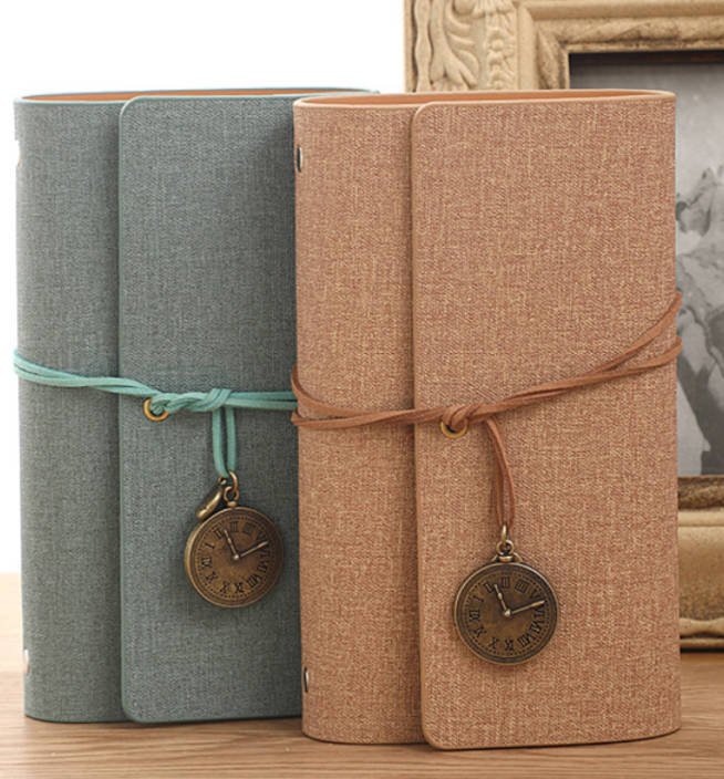 vintage pendant loose leaf journal planner