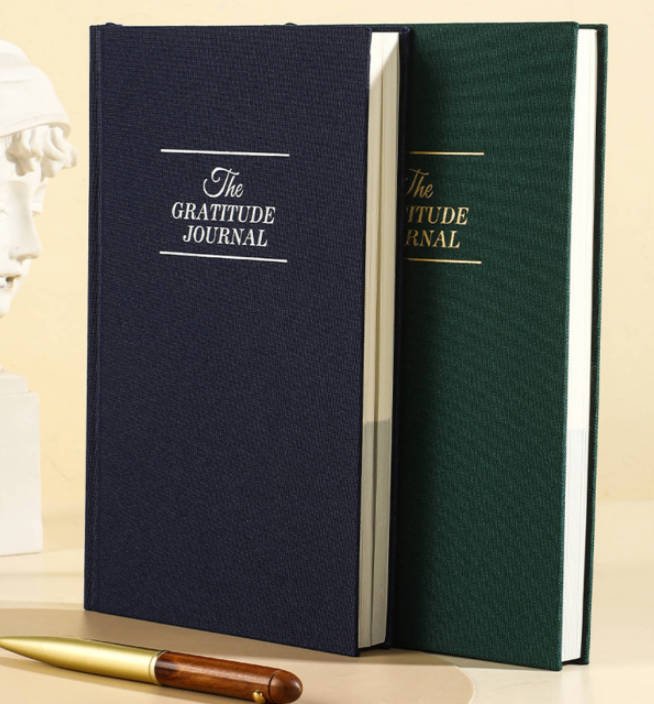 fabric gratitude journal daily planner