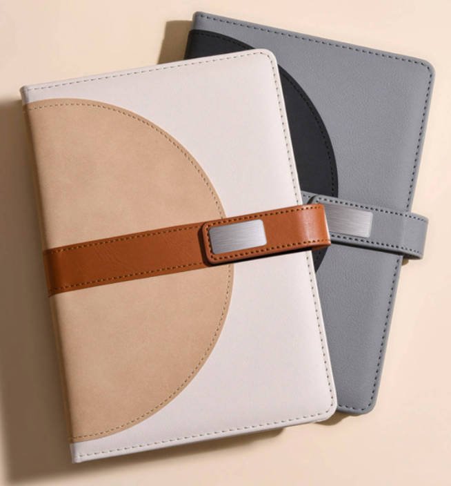 contrast panels magnetic snap business notebook