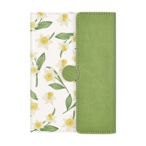 Hand-Painted Fresh Style Tri-Fold Journal