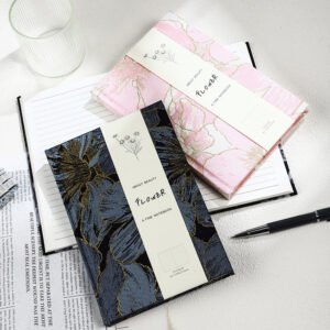 Light Luxury Peacock Brocade Jacquard Notebook