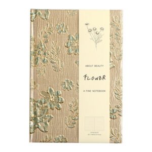 Light Luxury Gold Thread Brocade Jacquard Journal