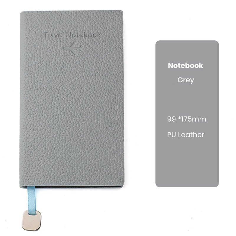 Multi-Card Slot RFID Passport Holder PU Leather Luggage Tag & Notebook Gift Set - Image 24